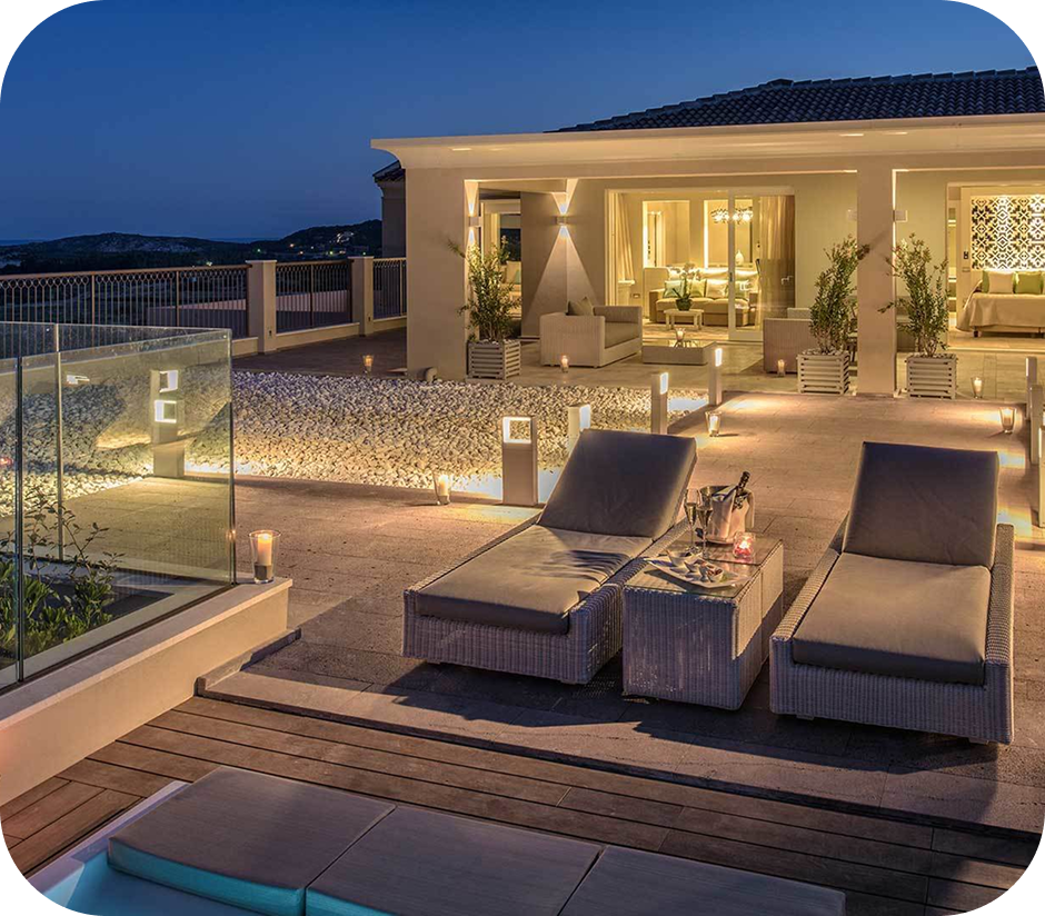 Hotel con terrazza